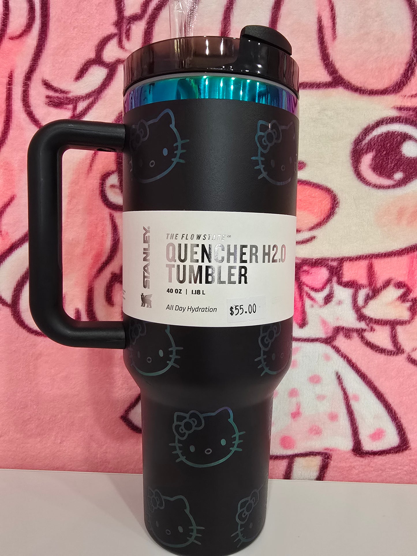 Black Hello Kitty Tumbler